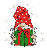 Christmas Gnome 5: Embroidery Design - FineryEmbroidery